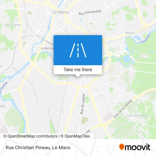 Rue Christian Pineau map