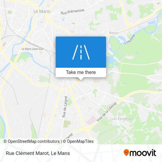 Rue Clément Marot map