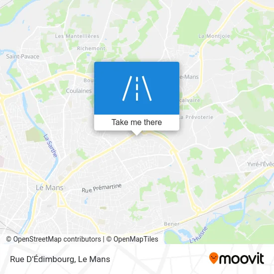 Rue D'Édimbourg map