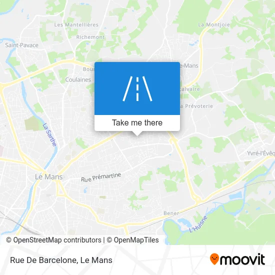 Mapa Rue De Barcelone