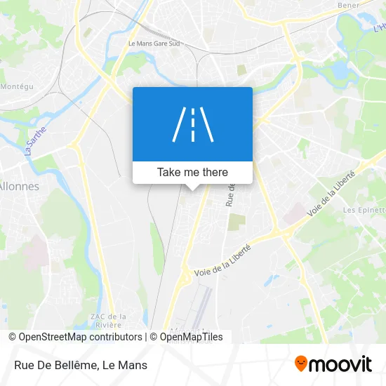Rue De Bellême map