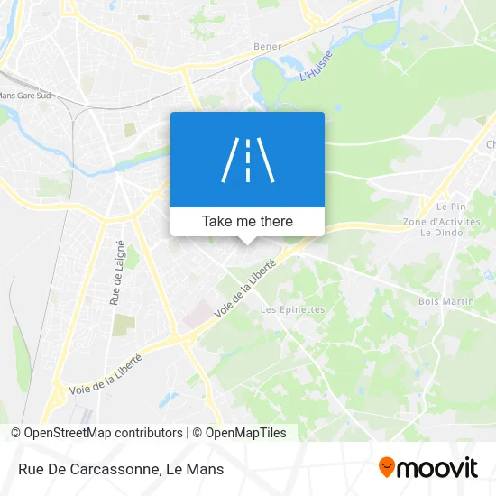 Rue De Carcassonne map