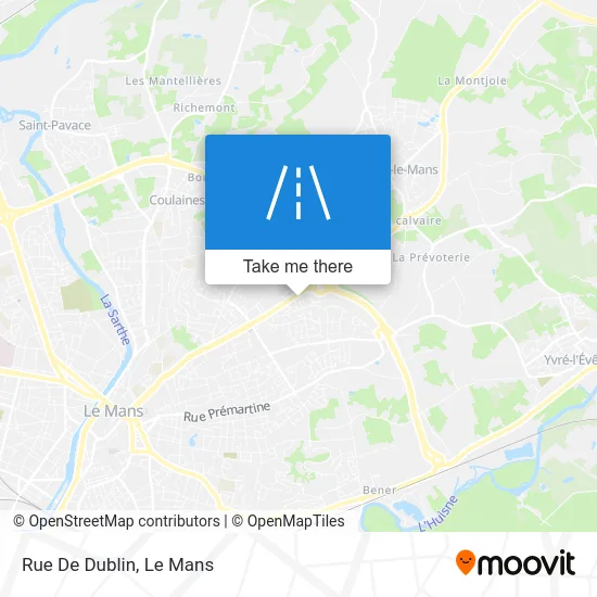 Rue De Dublin map
