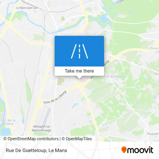 Rue De Guetteloup map