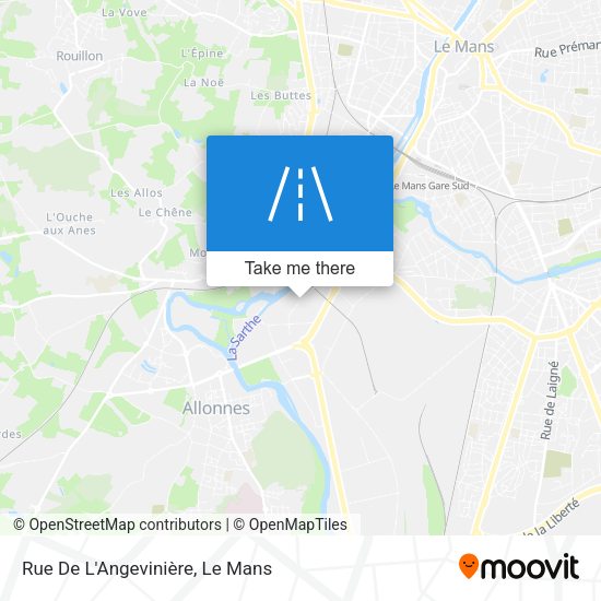 Rue De L'Angevinière map