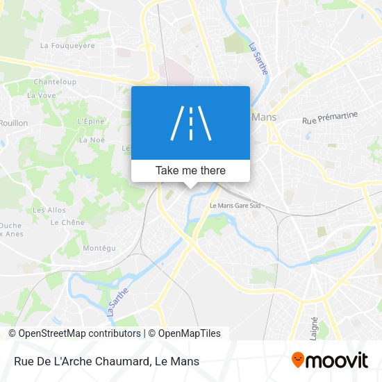 Rue De L'Arche Chaumard map