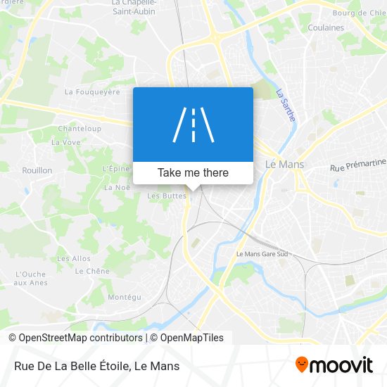 Rue De La Belle Étoile map
