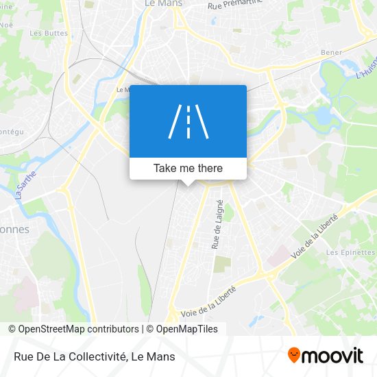 Rue De La Collectivité map