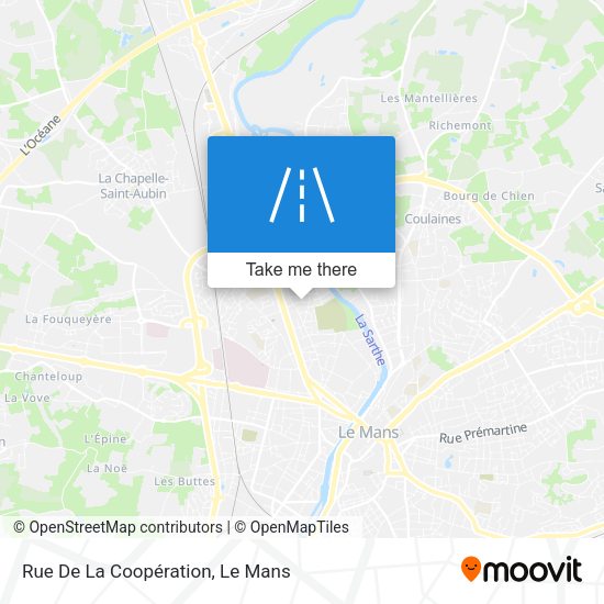 Rue De La Coopération map