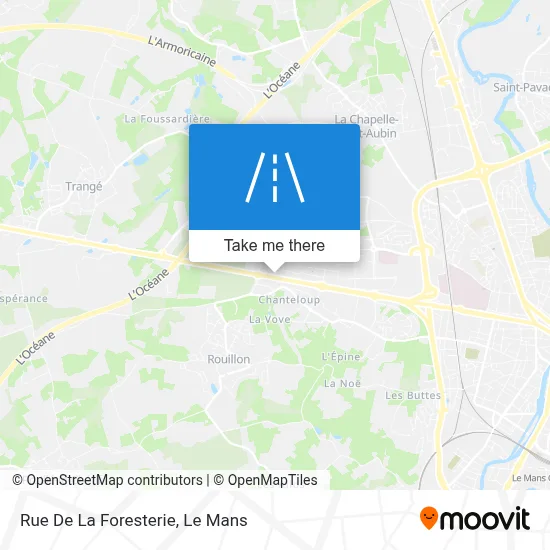 Rue De La Foresterie map