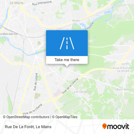 Rue De La Forêt map