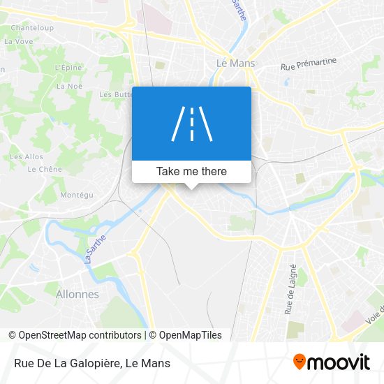 Rue De La Galopière map