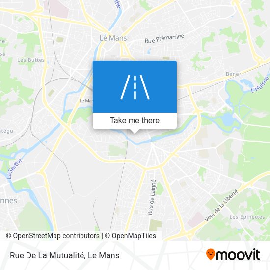 Rue De La Mutualité map