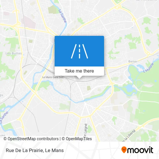 Rue De La Prairie map