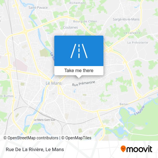 Rue De La Rivière map