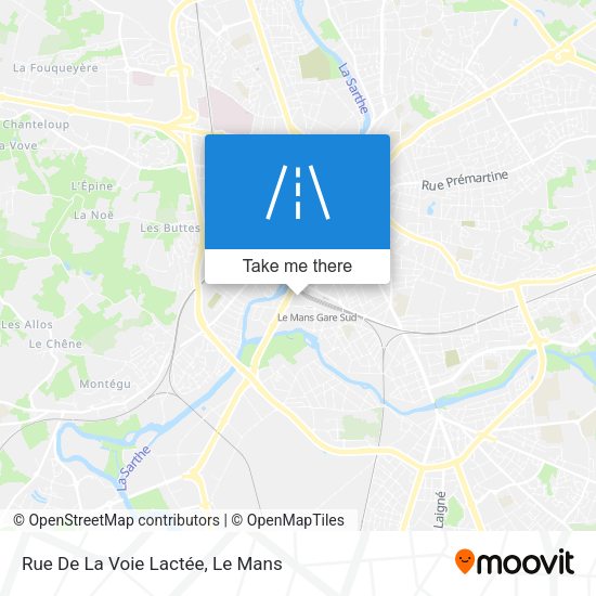 Rue De La Voie Lactée map