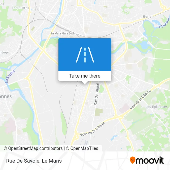 Rue De Savoie map