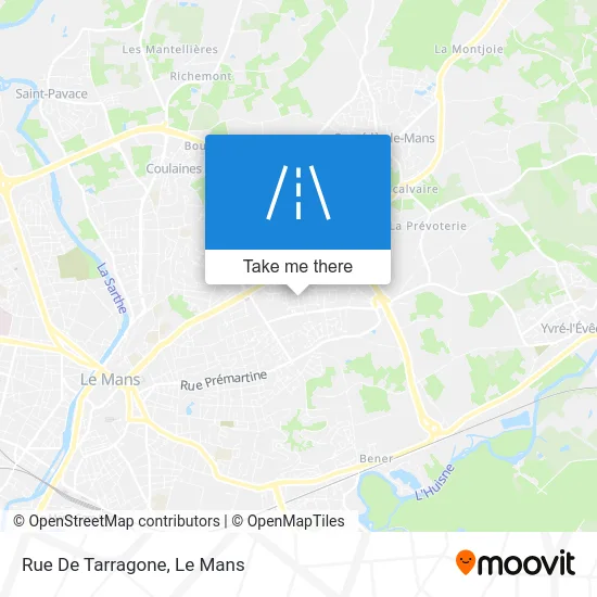 Rue De Tarragone map