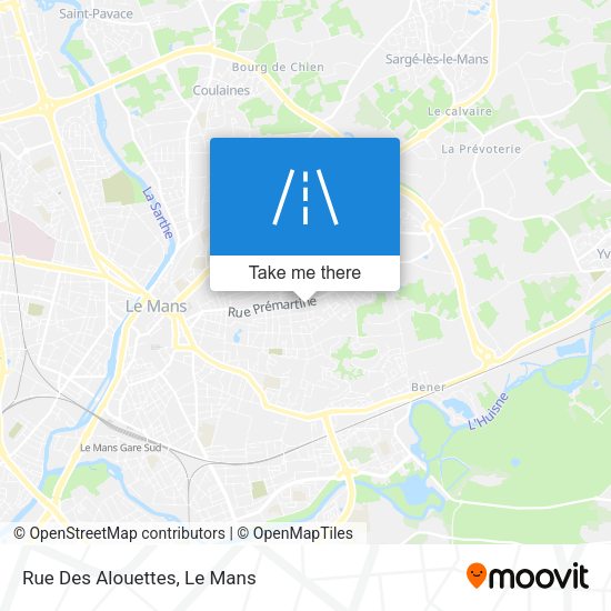 Rue Des Alouettes map