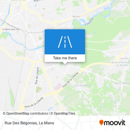 Rue Des Bégonias map