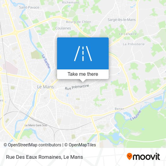 Rue Des Eaux Romaines map