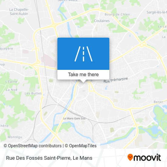 Rue Des Fossés Saint-Pierre map