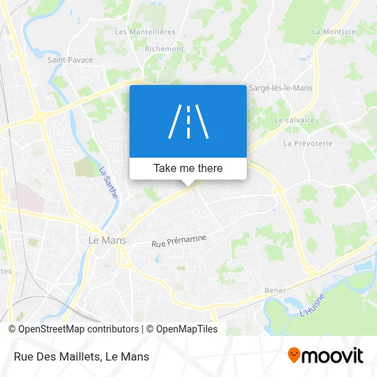 Rue Des Maillets map