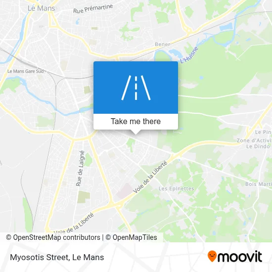 Rue Des Myosotis map