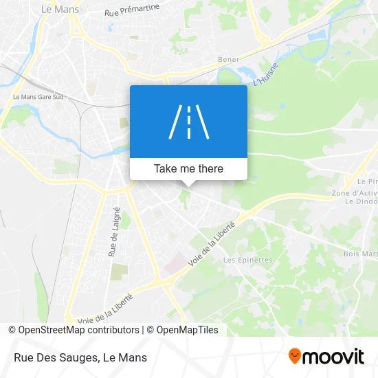 Rue Des Sauges map