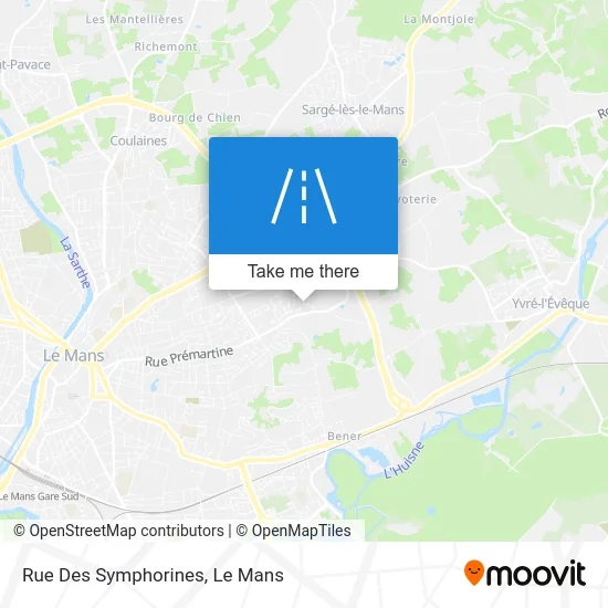 Rue Des Symphorines map
