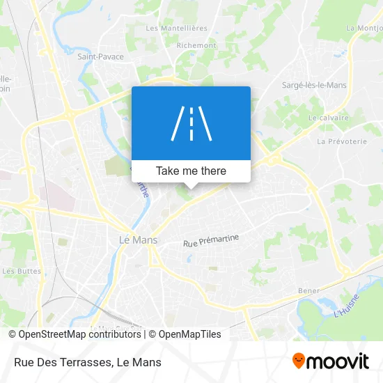 Rue Des Terrasses map