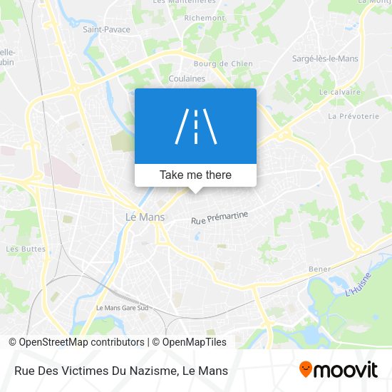 Rue Des Victimes Du Nazisme map