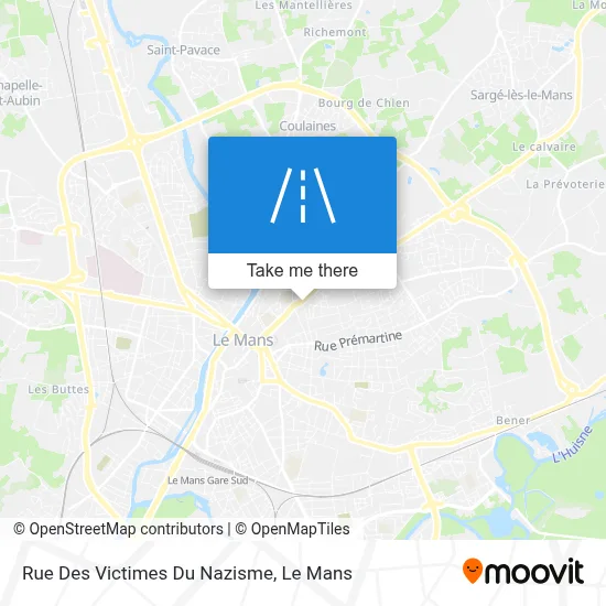 Rue Des Victimes Du Nazisme map