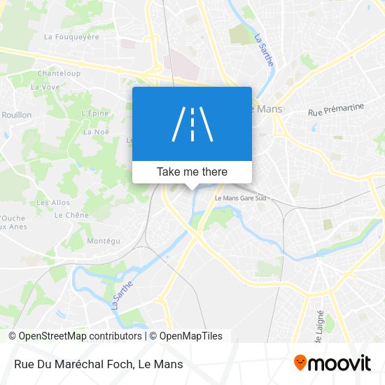 Rue Du Maréchal Foch map