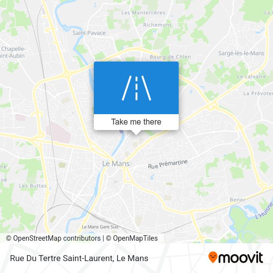 Rue Du Tertre Saint-Laurent map