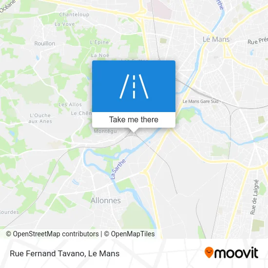 Mapa Rue Fernand Tavano