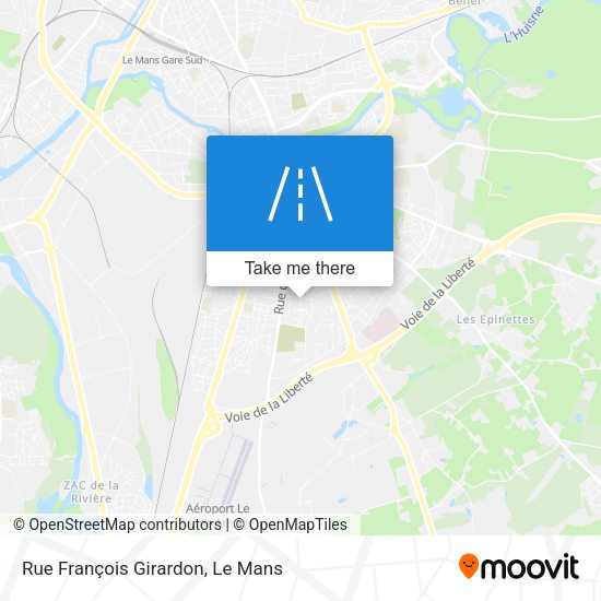 Rue François Girardon map