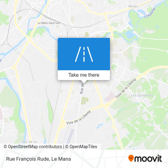 Rue François Rude map