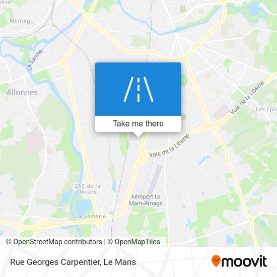 Rue Georges Carpentier map