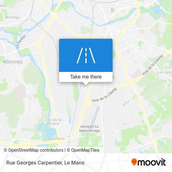 Rue Georges Carpentier map