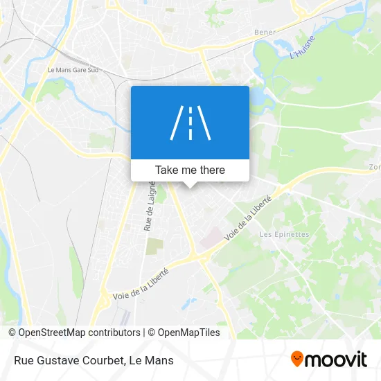 Rue Gustave Courbet map