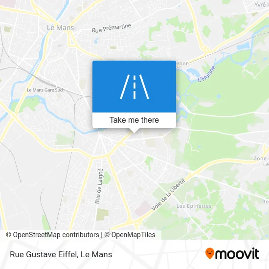 Rue Gustave Eiffel map