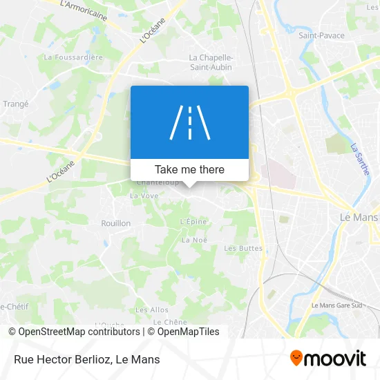 Rue Hector Berlioz map