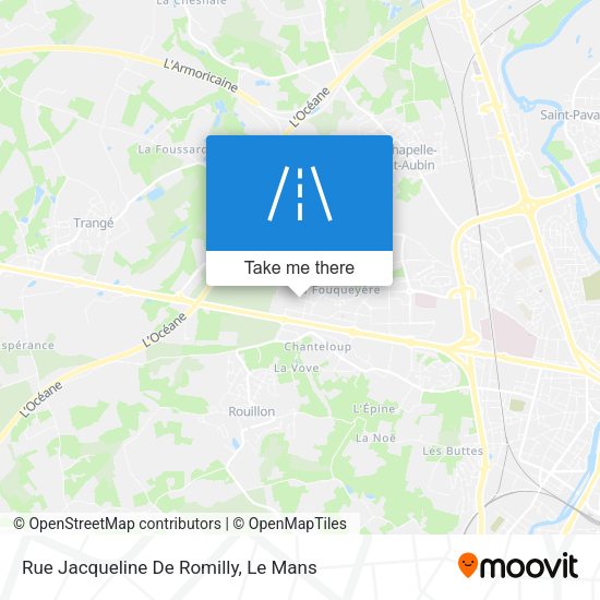 Rue Jacqueline De Romilly map