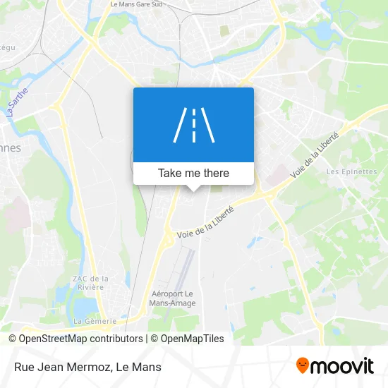 Mapa Rue Jean Mermoz