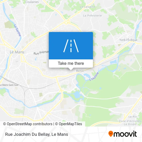 Mapa Rue Joachim Du Bellay