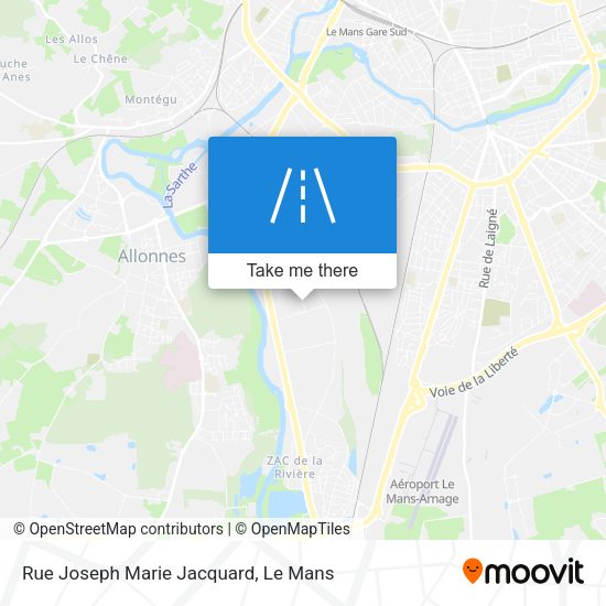 Rue Joseph Marie Jacquard map