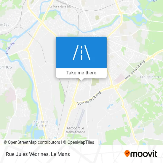 Rue Jules Védrines map