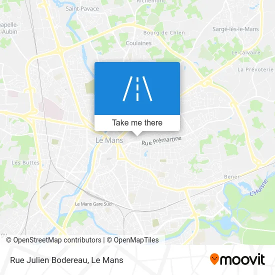 Rue Julien Bodereau map