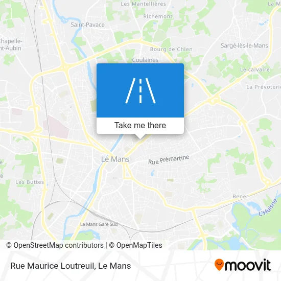Rue Maurice Loutreuil map